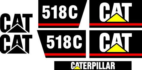 Caterpillar 518c Decal Set All Things Equipment