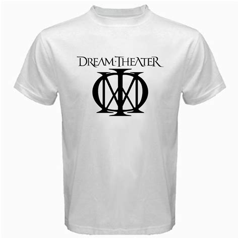 Dream Theater Majesty Metal Band John Petrucci Logo Man White T Shirt