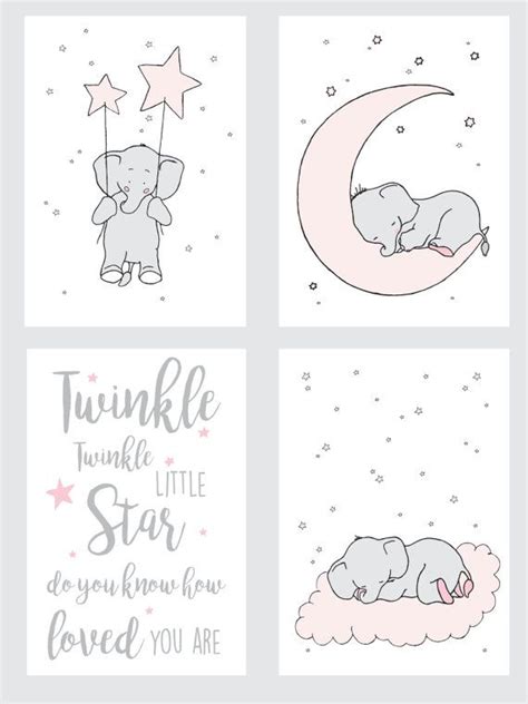 Elephant Printable Nursery Setelephant Nursery By Gabbikprint Star