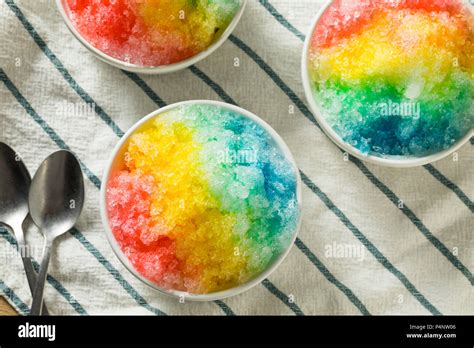Rainbow Shaved Ice Hi Res Stock Photography And Images Alamy