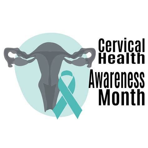 Cervical Health Awareness Month Idea For A Poster Banner Flyer Or