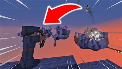 Tnt Jumping Over A Bow Spammer Minecraft Bed Wars Youtube