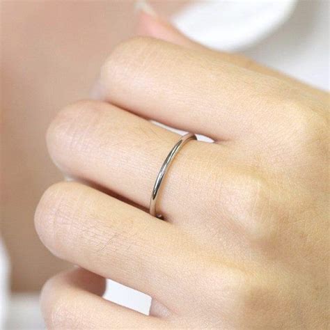 Thin Wedding Ring Jenniemarieweddings