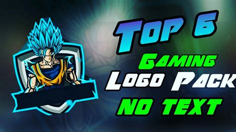 Top 6 Gaming Logo Pack For Your Youtube Profile No Text Free 2019