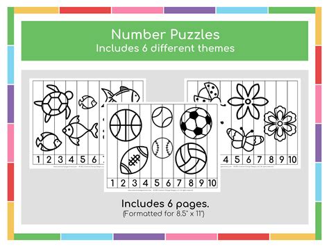 Printable Number Sequence Puzzle