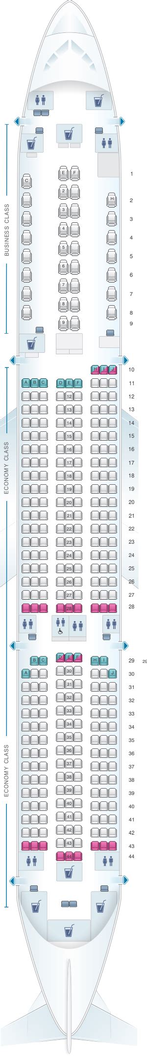 Delta Airlines A350 900 Seat Map Tutor Suhu