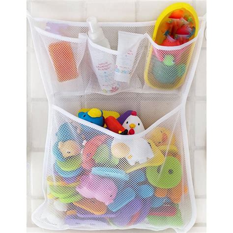 Bathroom Storage Bag Organiser Kids Baby Bath Tub Toy Tidy Storage