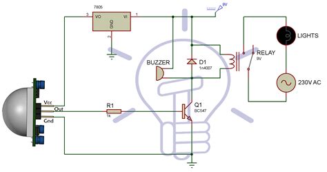 Security Motion Detector Wiring Diagram