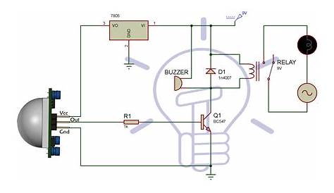 Infrared Motion Detector Circuit - Circuit Diagram, Working & Applications