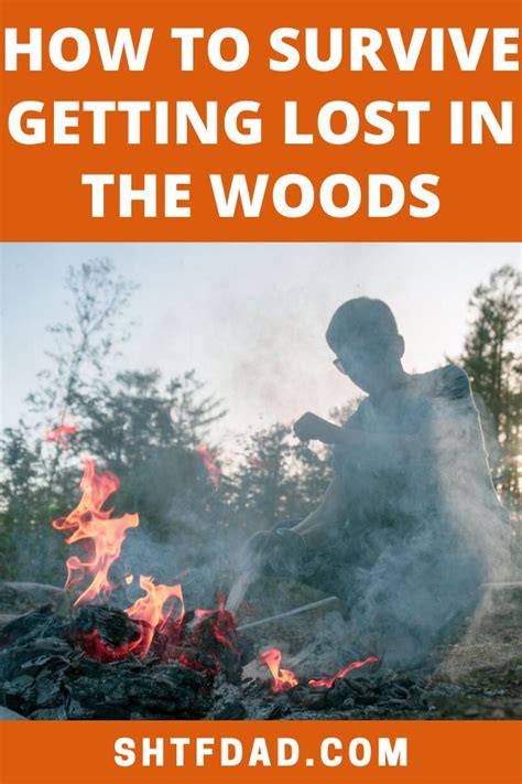 How To Survive Getting Lost In The Woods Lost In The Woods Survival Emergency Prepping