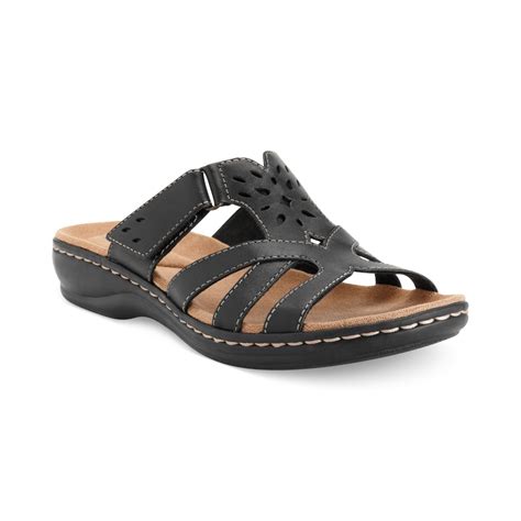 Maybe you would like to learn more about one of these? Clarks Womens Shoes Leisa Plum Sandals in Black | Lyst