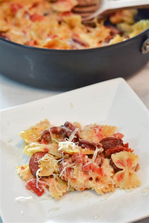 Enjoy with a side salad and/or garlic bread. Cheesy Sausage Pasta - Mommy's Fabulous Finds