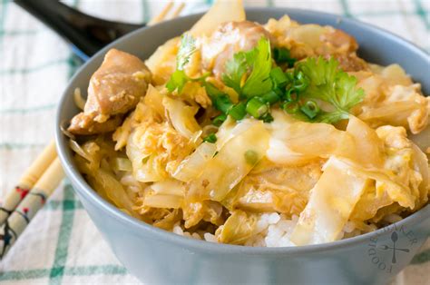 Oyakodon Chicken And Egg Rice Bowl