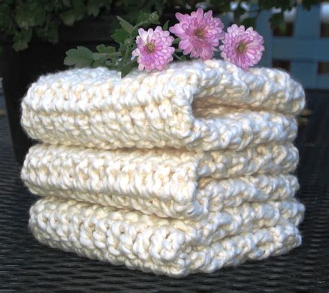 Handmade By Annabelle On Sale All Crochet Washcloths Organic And 100