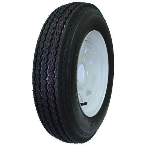 Kenda trailer tires designed for improved handling and ride characteristics; Hi-Run 5 Hole LRC 50 PSI 5.3 in. x 12 in. 6-Ply Tire and ...