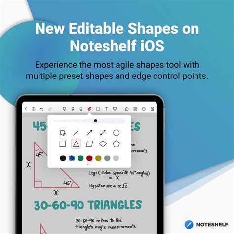 Noteshelf On Twitter Experience The Most Agile Shapes Tool With