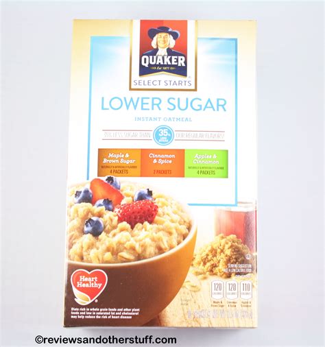 Quaker Lower Sugar Instant Oatmeal Variety Pack Review