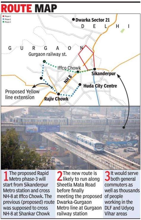 New Route For Rapid Metro May Go Up To Gurgaon Railway Station