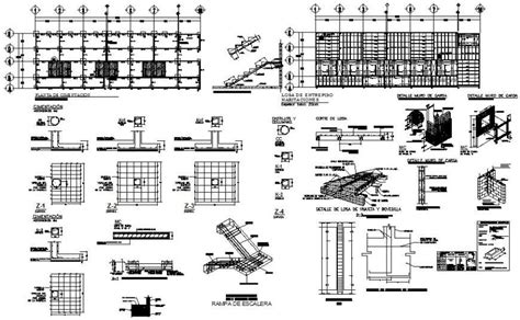 Various Rcc Structural Units Detail D Drawing In Autocad Cadbull My