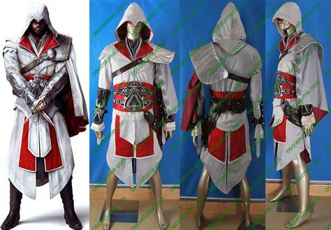 Assassins Creed Brotherhood Costume Ezio Auditore Costume Ezio Cosplay