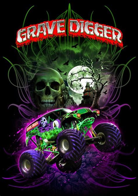 Grave Digger Monster Truck Cartoon Images