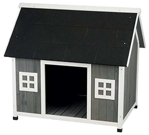 Trixie Natura Barn Style Dog House Elevated Pet Shelter Weatherproof