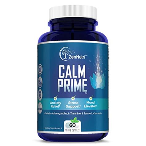 Calm Support Anti Anxiety Stress Relief Mood Enhancer Supplement Natural Vegan Formula