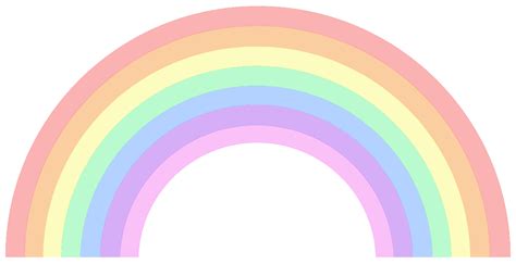 Pastel Rainbow Clipart Pastel Rainbow Background Rainbow Png