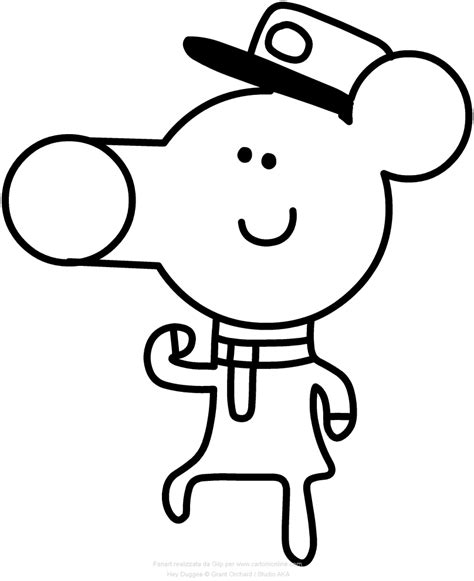 Norrie The Little Mouse Of Hey Duggee Coloring Pages