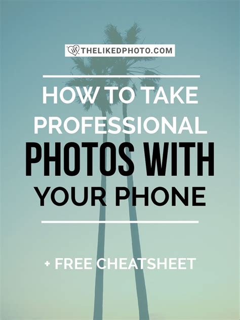 How To Take Professional Photos With Your Phone — Anna Mcnaught