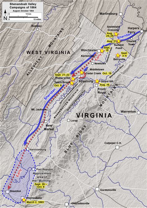 The Battle Of Cedar Creek Or Battle Of Belle Grove Fought October 19
