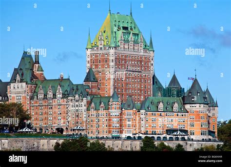 Chateau Frontenac Quebec City Canada Stock Photo Alamy