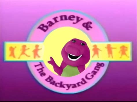 Barney And The Backyard Gang Logo 1995 1999 By Papervhs99 On Deviantart