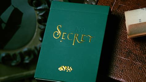 No Secret Playing Cards