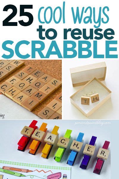 25 Super Cool Uses For Old Scrabble Games And Pieces