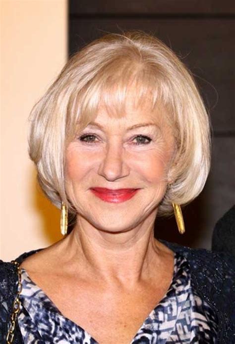 If you are one of them, getting shorter is the best option for you. 15 Collection of Bob Hairstyles For Old Women With Thin Hair