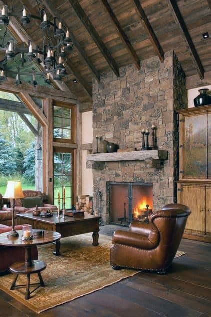 Top 70 Best Stone Fireplace Design Ideas Rustic Rock Interiors