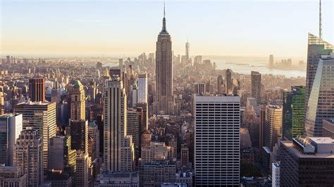 뉴욕 엠파이어 스테이트 빌딩 2020 도시 Hd 데스크탑시사
