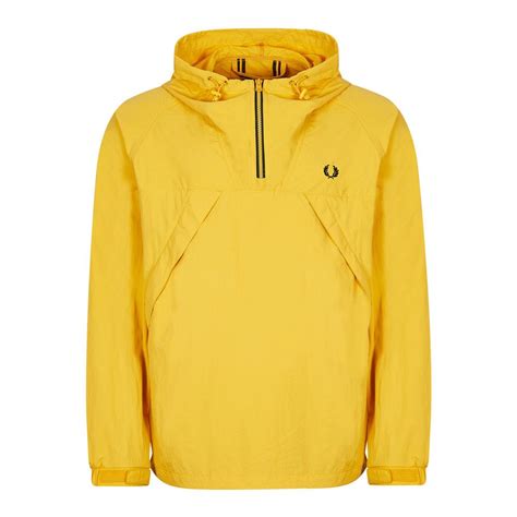 Fred Perry Half Zip Shell Jacket Gold Aphrodite1994