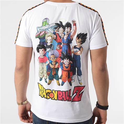 Dragon Ball Z Tee Shirt A Bandes Dbz 2021 Blanc