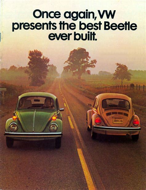 1976 Vw Beetle Brochure