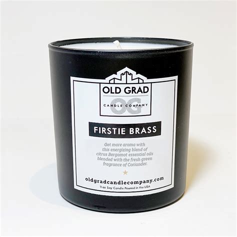Firstie Brass Old Grad Candle Company