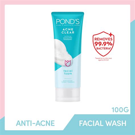 Ponds Ponds Acne Clear Anti Acne Facial Foam 100g Watsons Philippines