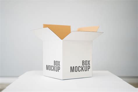 277 Box With Lid Mockup Free Packaging Mockups Psd