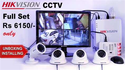 Affordable Cctv Camera Set For Home And For Shop Hikvision Cctv Combo