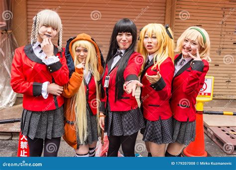 Nipponbashi Street Festa Cosplay Festival In Osaka Japan Editorial