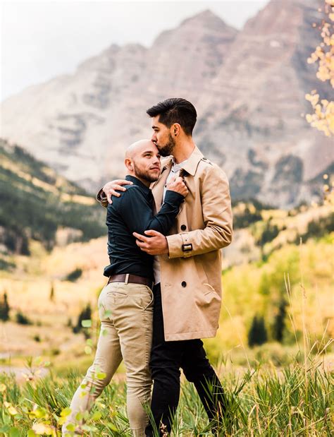 Fall Aspen Colorado Surprise Gay Proposal Gay Proposal Surprise