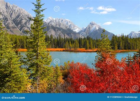 Lower Kananaskis Lake In Alberta Canada Stock Photo Image Of Nature