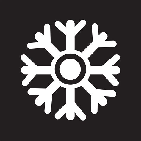 Snowflake Icon Symbol Sign 632047 Vector Art At Vecteezy