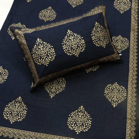 fresh-stock-cotton-bedspreads-with-golden-print-price-rs-1300-courier-charges-extra-we